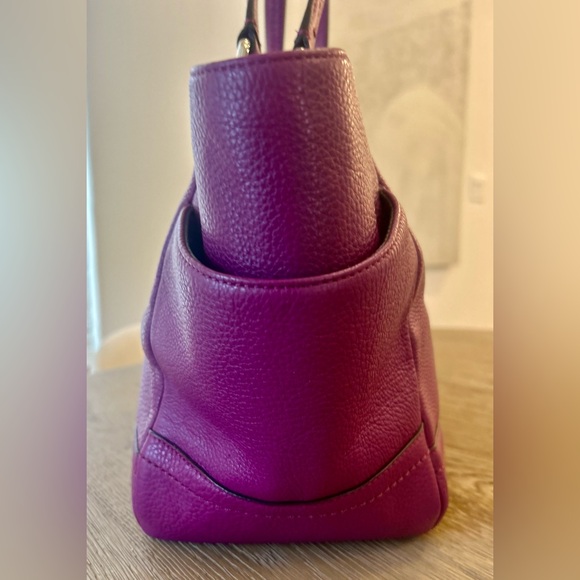 Coach Carrie Pebbled Leather Tote - Picture 5 of 14